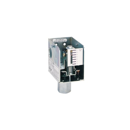 Dwyer Instruments Low cost diaphragm pressure switch, adj. range 10-150 psig (.69-10.3 bar), deadband 5 psig (0.35 bar). CS-150
